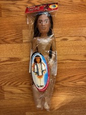 Vtg Fibre Craft 15" Chief Doll Native American Indian Bonus Bead Kit 3211 Sealed