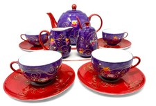 Limoges porcelain designer tea set by Soizick