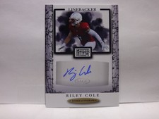 2021 Sage Premier Draft Auto Riley Cole #A64 Auto