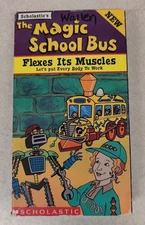 The Magic School Bus Flexes It's Muscles (VHS 1996) **Buy 2 Get 1 Free**