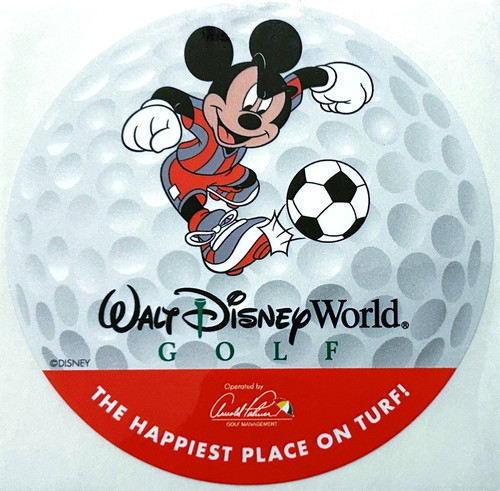 Mickey Mouse Foot Golf Sticker Walt Disney World Official Character 2026 New