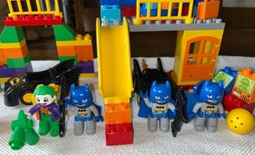 Lot of 2 Lego Duplo Batman The Joker's Challenge & Batcave Adventure Superheroes
