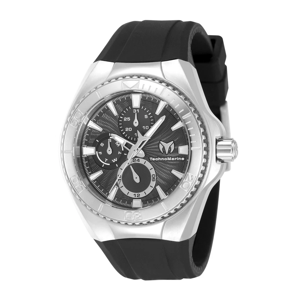 TechnoMarine Mujer TM-124021 Cruise Original 40mm Esfera Plateada/Negro y 3 Correas Foto 4 de 4