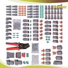 Connector Plug KIT 1750Pcs With Crimp Tool Automotive #DT-KIT3-TR US