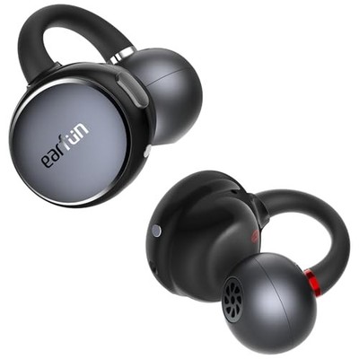 EarFun Clip Ear Cuff Kopfhörer Bluetooth LDAC Open Ear Silber Grau CW100