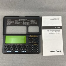Vintage Radio Shack 12k Ultrathin Electronic Organizer Complete With Manual