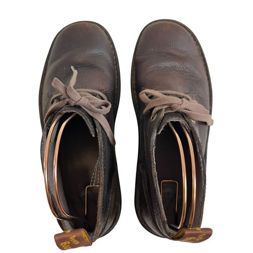 Dr Martens boots Sussex chukka US mens 9 brown leather short slip resistant docs - Picture 5 of 11