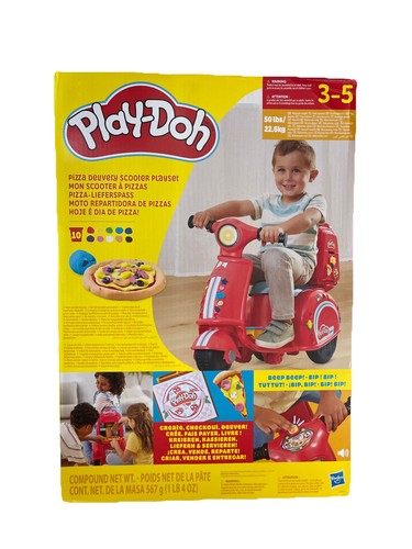 Play-Doh Pizza Lieferroller Spielset, großes Aufsitzspielzeug, Alter 3-5 NEU - Bild 14 von 18