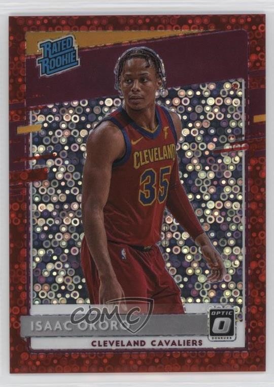 2020 Donruss Optic Rated Rookie Fast Break Red Prizm 4/85 Isaac Okoro #155 0n64