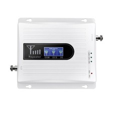900/1800/2100MHz Cell Phone Signal Booster GSM 3G 4G LTE Amplifier Kit Band New