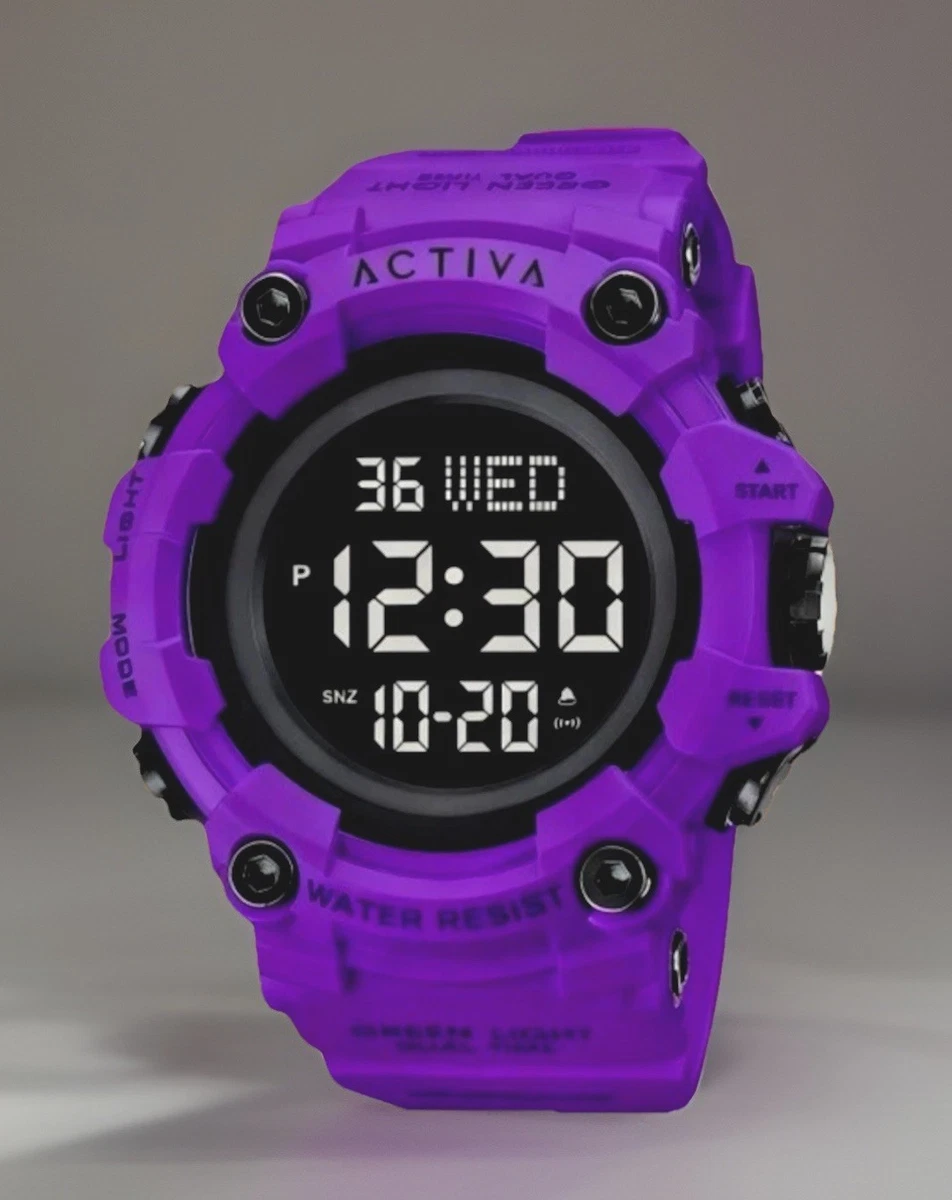 Purple Digital Wristwatches for sale | eBay display picture 3