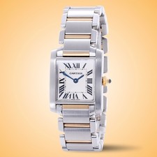 Cartier Tank Francaise Quartz Stainless Steel Ladies Watch W51007Q4 2