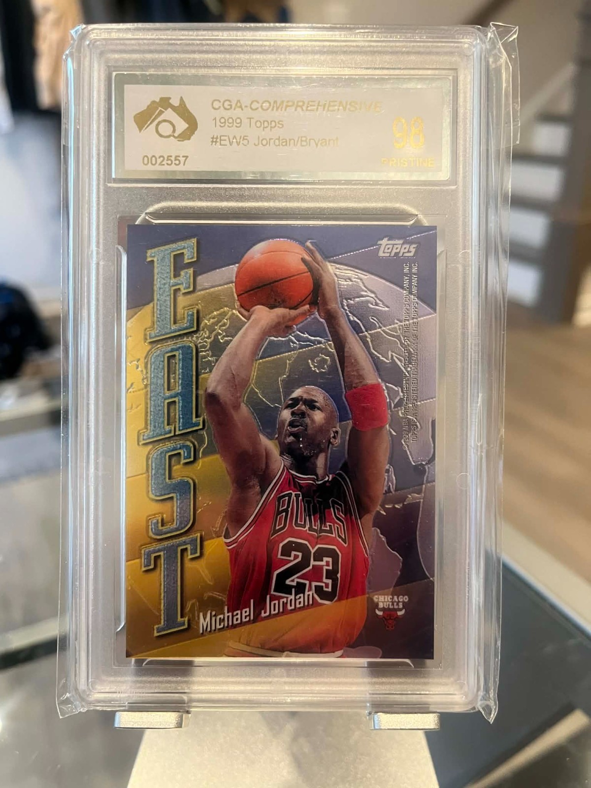 Michael Jordan 1998 Topps #EW5 East-West (w/Kobe Bryant) Price