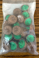 (QTY 20) Netafim Techflow Emitter 8L/H  2.0 GPH PC Dripper (green)