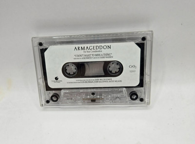 Aerosmith x Armageddon FYC Grammy Promo Cassette I Don't Want To Miss A Thing