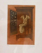  ENRICO BENAGLIA ACQUAFORTE in Cornice cm.39,5x30