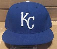 Kansas City Royals New Era Authentic On-Field Fitted Hat Men  s Size 7 1/2 Blue