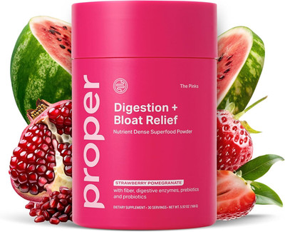 New Pink Digestion and Bloat Relief Drink Mix Probiotics Fast Shipping
