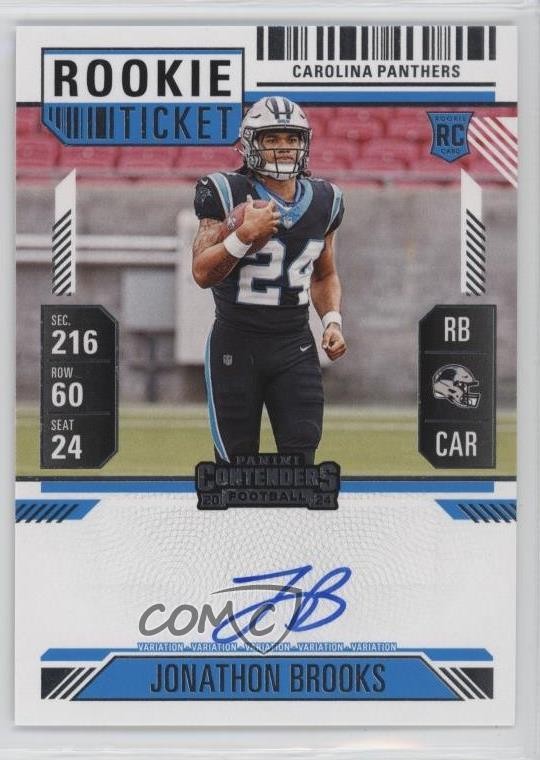2024 Contenders Ticket RPS Variation Hobby Jonathon Brooks Rookie Auto RC uk2