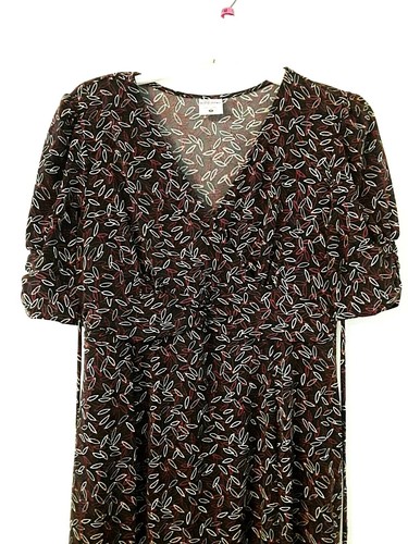 Motherhood Maternity S Kurzarm pflegeleicht Polyester Elasthan Kleid - Bild 4 von 7