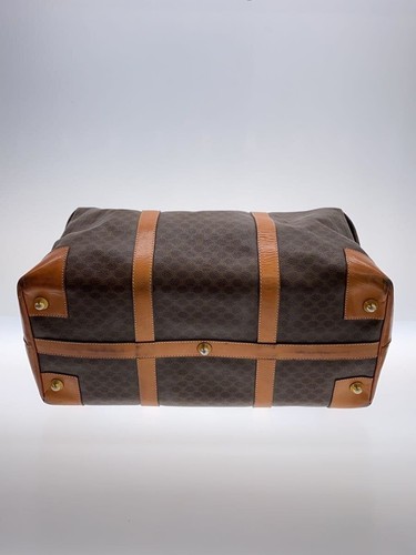 Celine Boston Tasche PVC braun Gesamtmuster M10 gebraucht - Bild 4 von 7