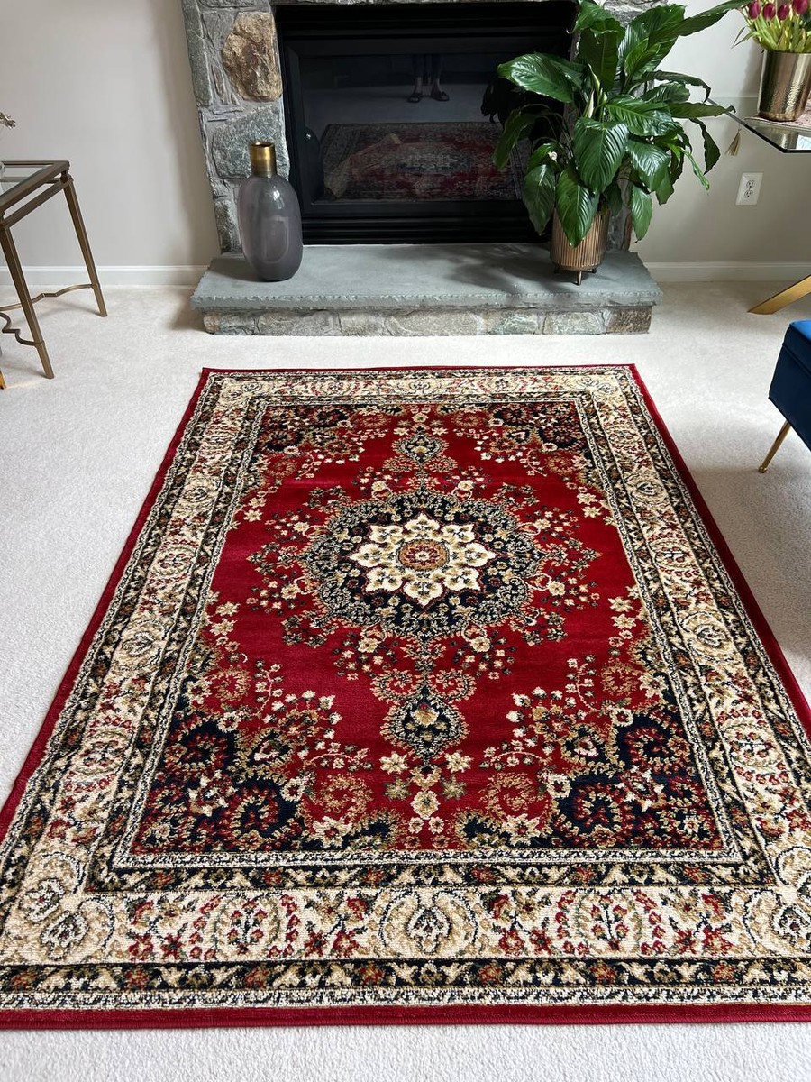 Traditional Oriental Medallion 8x11, 5x8, 2x8 Area Rug Large Floor