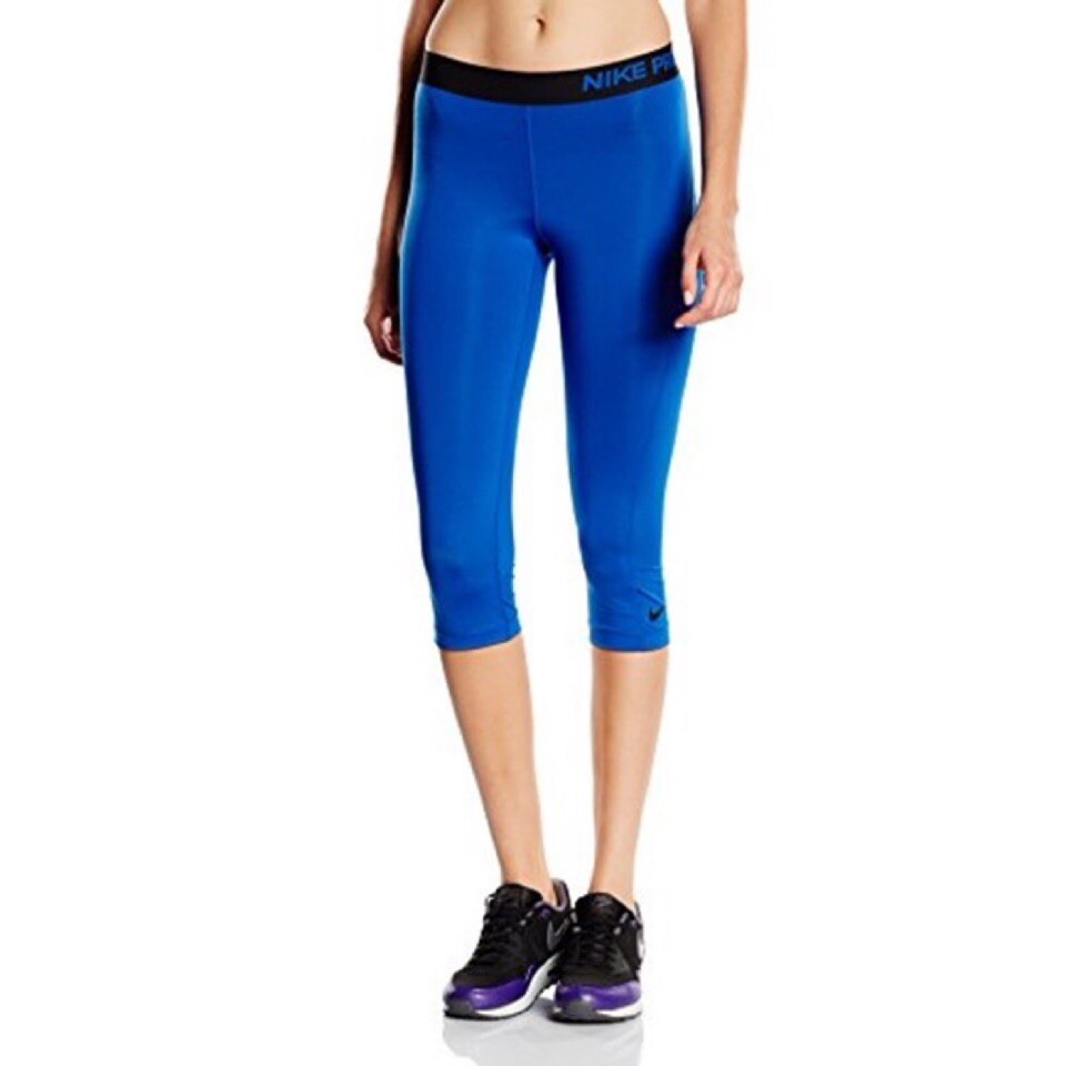 royal blue nike pro leggings