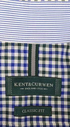Kent & Curwen Mens Shirt Classic Fit Casual 44" Chest - Picture 5 of 8