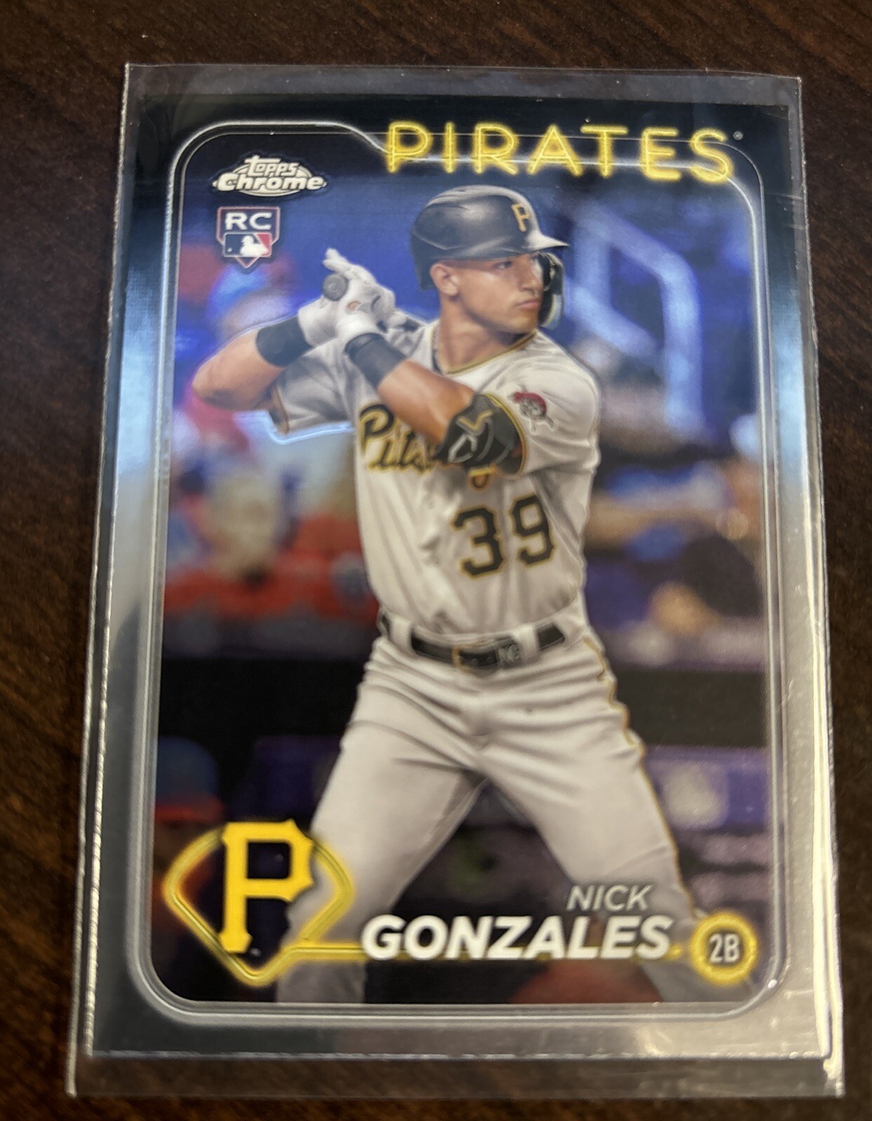 2024 Topps Chrome Nick Gonzales #72 -  RC Pittsburgh Pirates