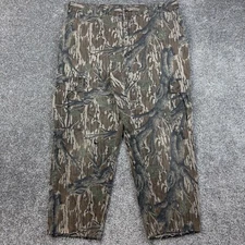 Vintage Haas Outdoors Camo Cargo Pants Mens Large Trebark Realtree Hunting