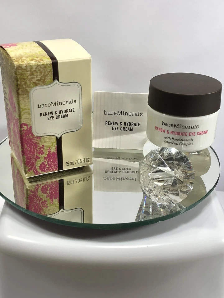Bareminerals Renew & Hydrate 眼霜 15 毫升/ 0.5 液量盎司旅行装全新带盒 — 第 2/4 张图片
