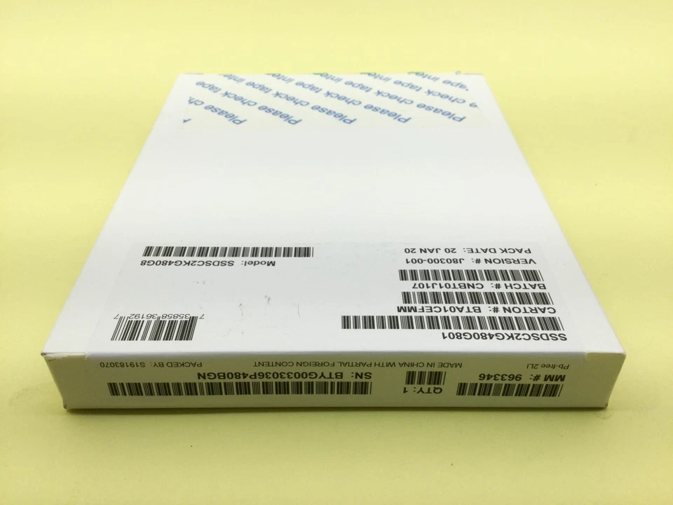 Intel D3-S4610 Series 480GB SATA 6Gbps 2.5in SSD SSDSC2KG480G801 New - Image 2 of 3