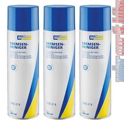Intensiv Bremsenreiniger Teilereiniger Entfetter 3x 500ml Cartechnic AI