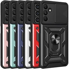 For Samsung Galaxy A16 5G Case Magnetic Ring Stand Camera Lens Protector Cover