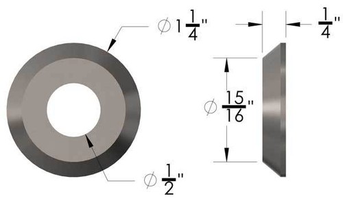 WELD WASHER 1/2" 6 PACK - Foto 3 di 3