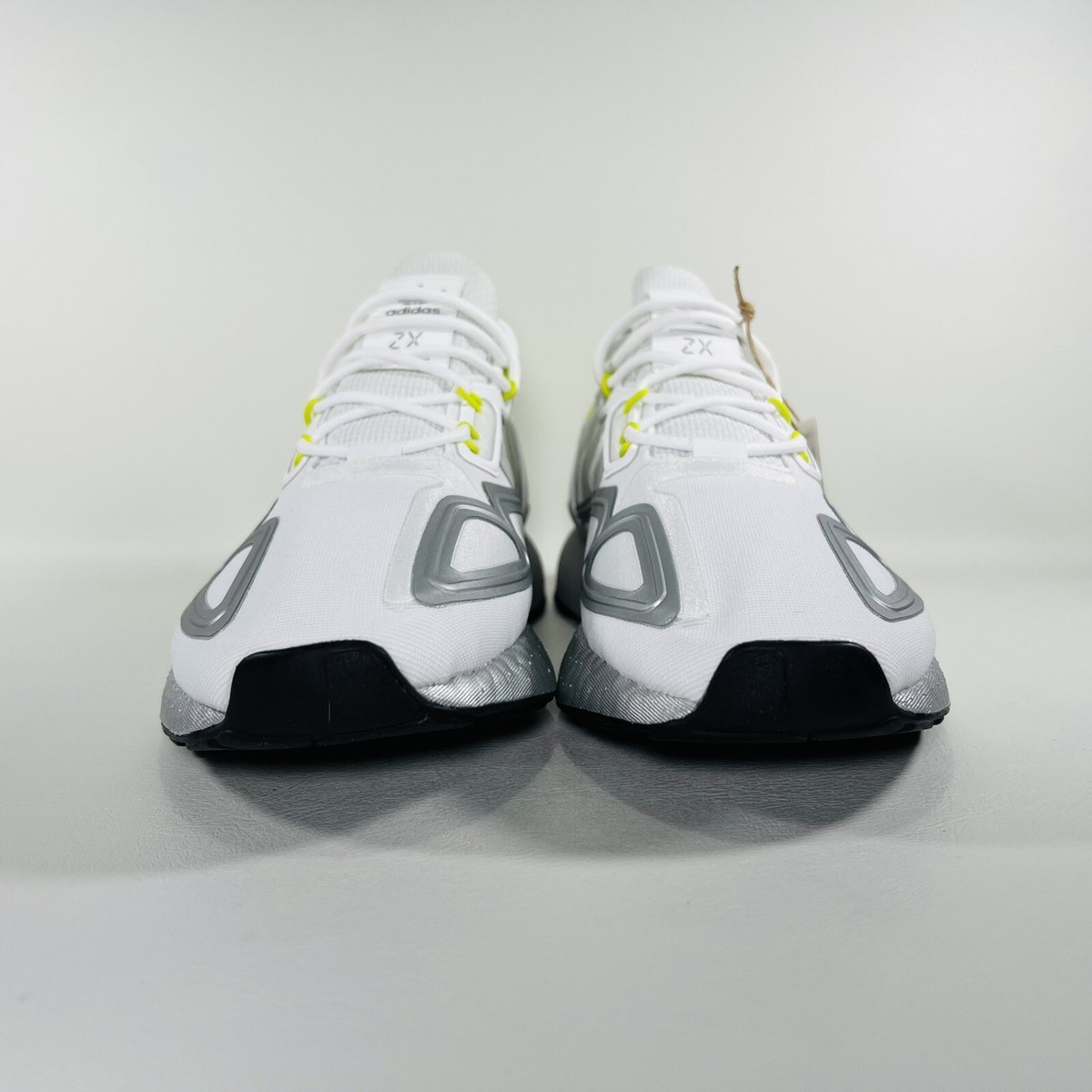 hk◎ Adidas ZX 2K Boost Men's Shoe Size 9.5 White Yellow Athletic