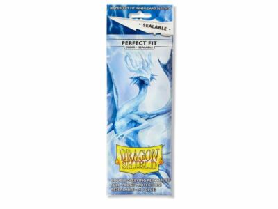 100 Dragon Shield Standard Perfect Fit Sleeves Clear Sealable #13201