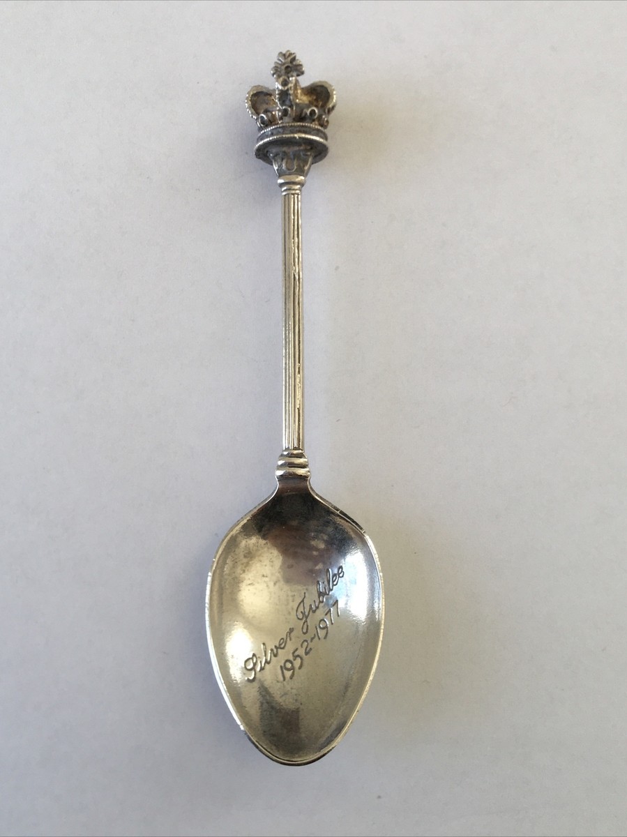 Silver Jubilee 1952-1977 Vintage Souvenir Spoon Collectible | eBay