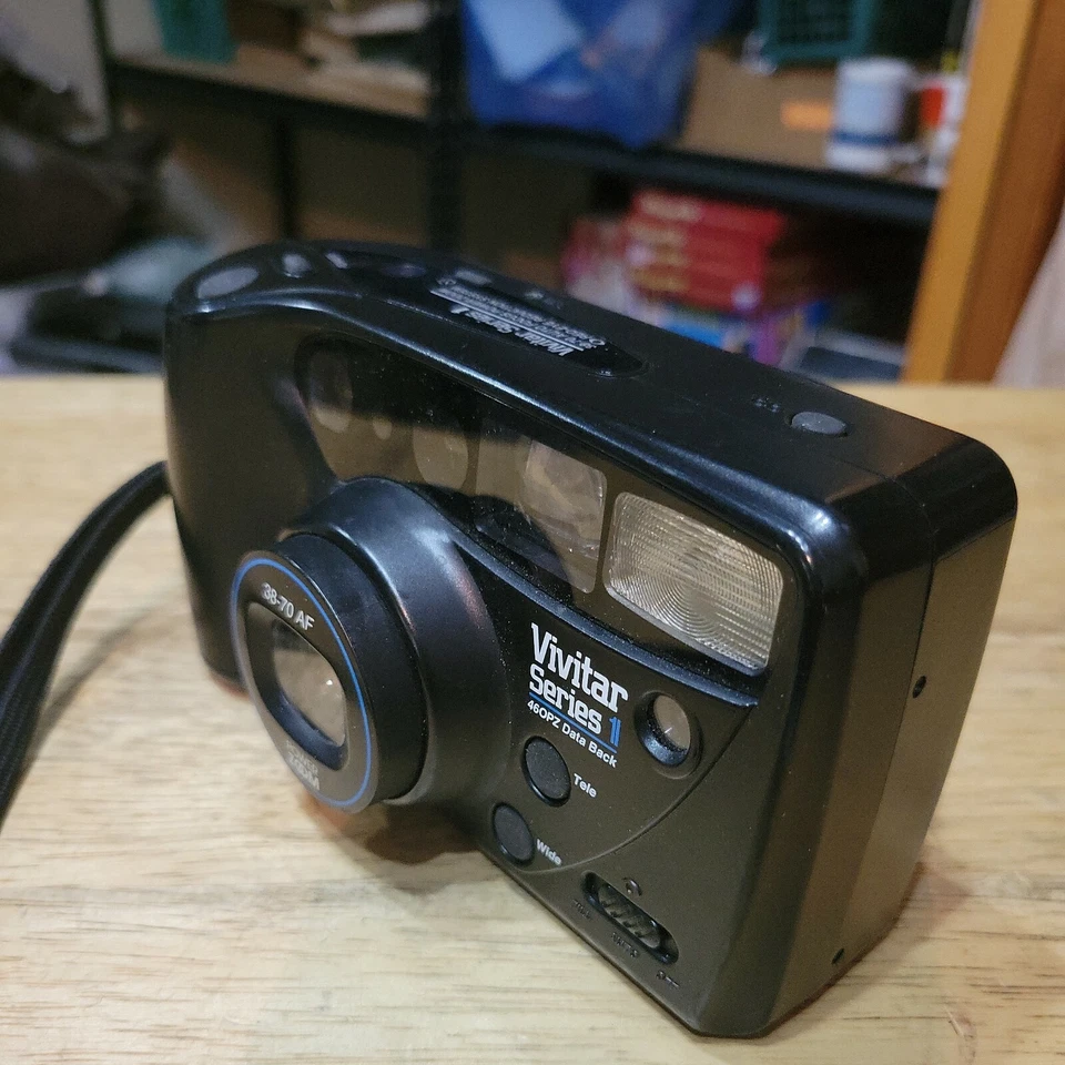 Cámara-telémetro Vivitar Serie 1 460PZ Vintage 35 mm zoom eléctrico enfoque automático  Foto 4 de 4