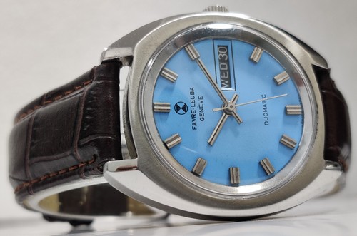 Favre Leuba Geneve 35mm Automatic 17 Jewels Herren Armbanduhr IR260