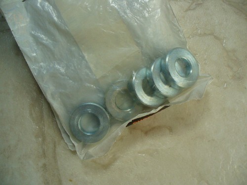 CUSTOM CHROME 4/5 Speed Transmission SPACER .375"X.8"X.188" ZINC 93616 - Picture 2 of 2