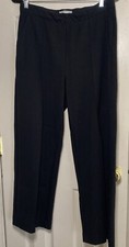 EVERLANE The Dream Pant Size L Black Dress Pants Pull On Drawstring