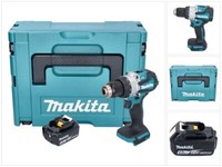 Makita Dhp 489 M1J Akku Schlagbohrschrauber 18 V 73 Nm + 1X Akku 4,0 Ah + Makpac