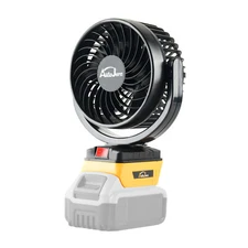 Portable Jobsite Fan for Dewalt 20V Li-ion Battery DCB209 Cordless Camping Fan