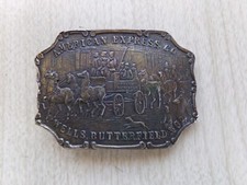 American Express Co Wells Butterfield  Co Belt Buckle