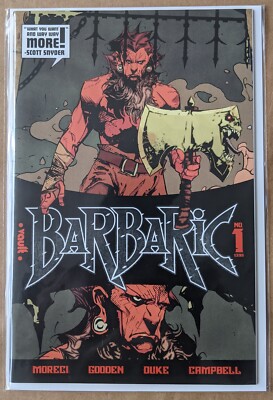 Barbaric #1  HTF 2nd Print Vault Comics 2021