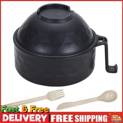 Ramen Schüssel Löffel Gabel Essstäbchen Geschirr Set für College Schlafsaal Essentials