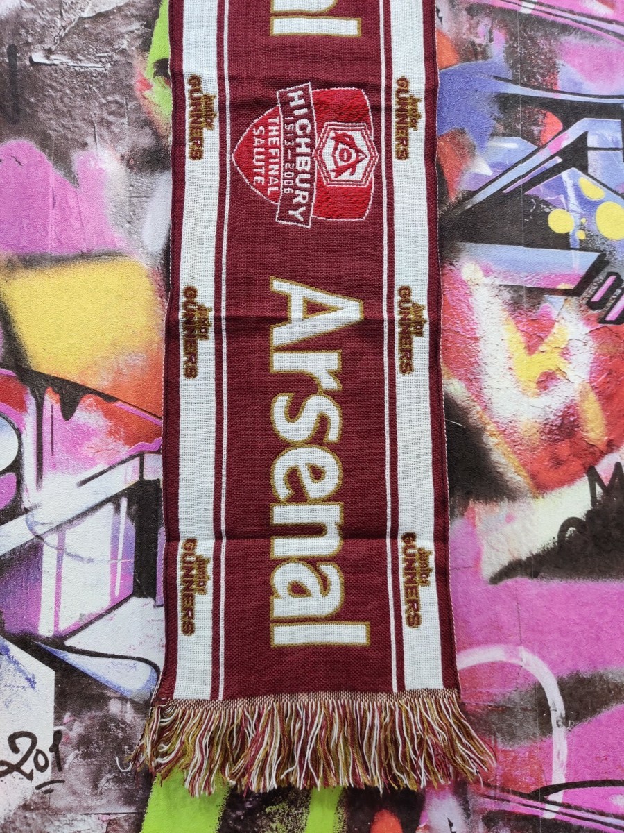 Écharpe Vintage Arsenal Londres - Junior Gunners Highbury 1913-2006