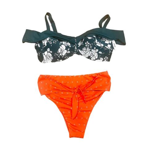NWT ADORE ME Kitty And Vibe Mix n match Bikini Top & Bottoms 2XL