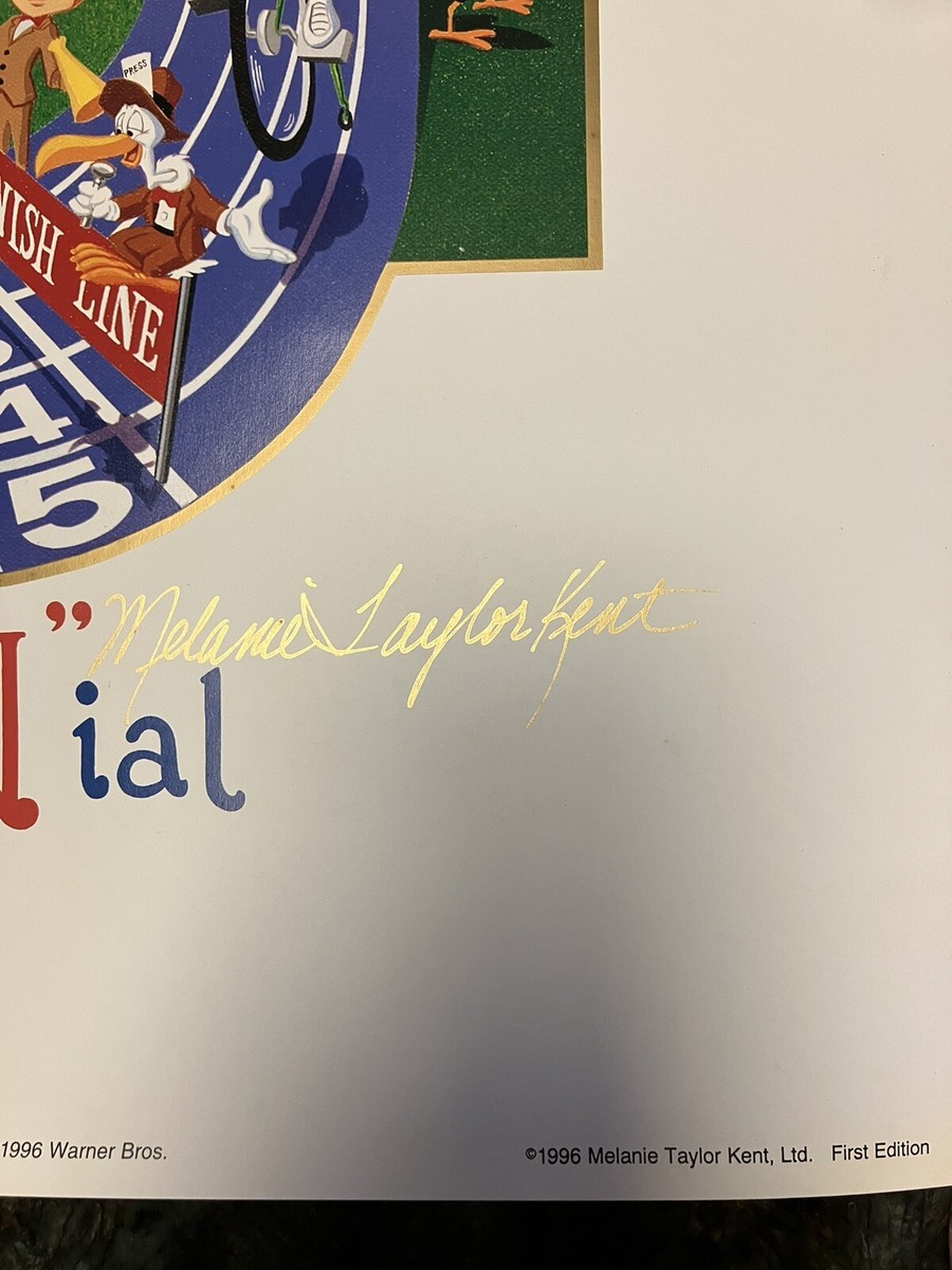 MELANIE TAYLOR KENT Signed US OLYMPIC CENTOONIAL Rare Warner MELANIE TAYLOR KENT Signed US OLYMPIC CENTOONIAL Rare Warner